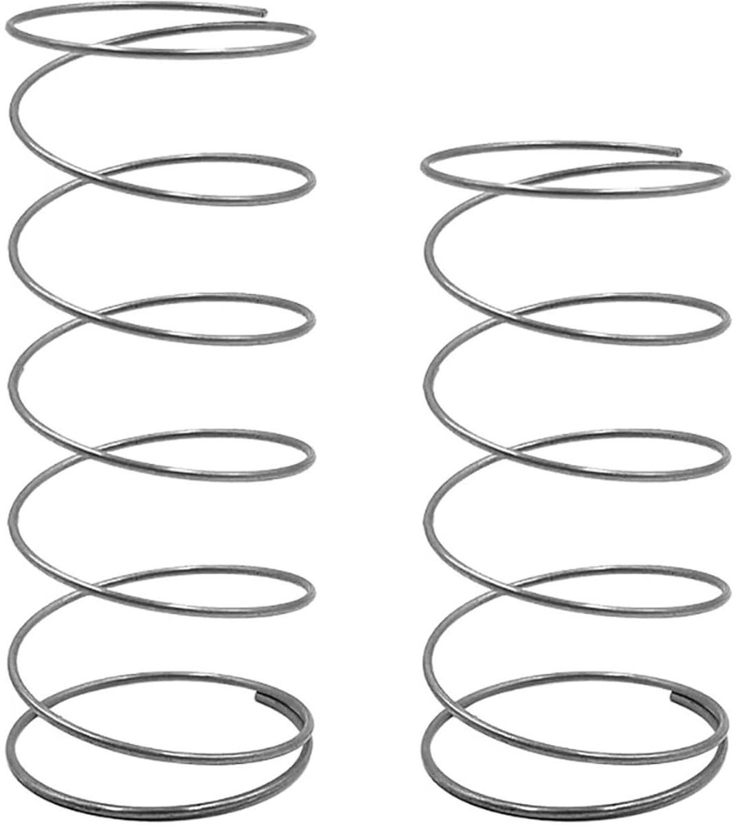 Compressieveer Roestvrij Staal - Drukveer Onderdelen - Mechanica Reparatie - Corrosiebestendig Hittebestendig - Draad 2.0mm 150mm - Metaal