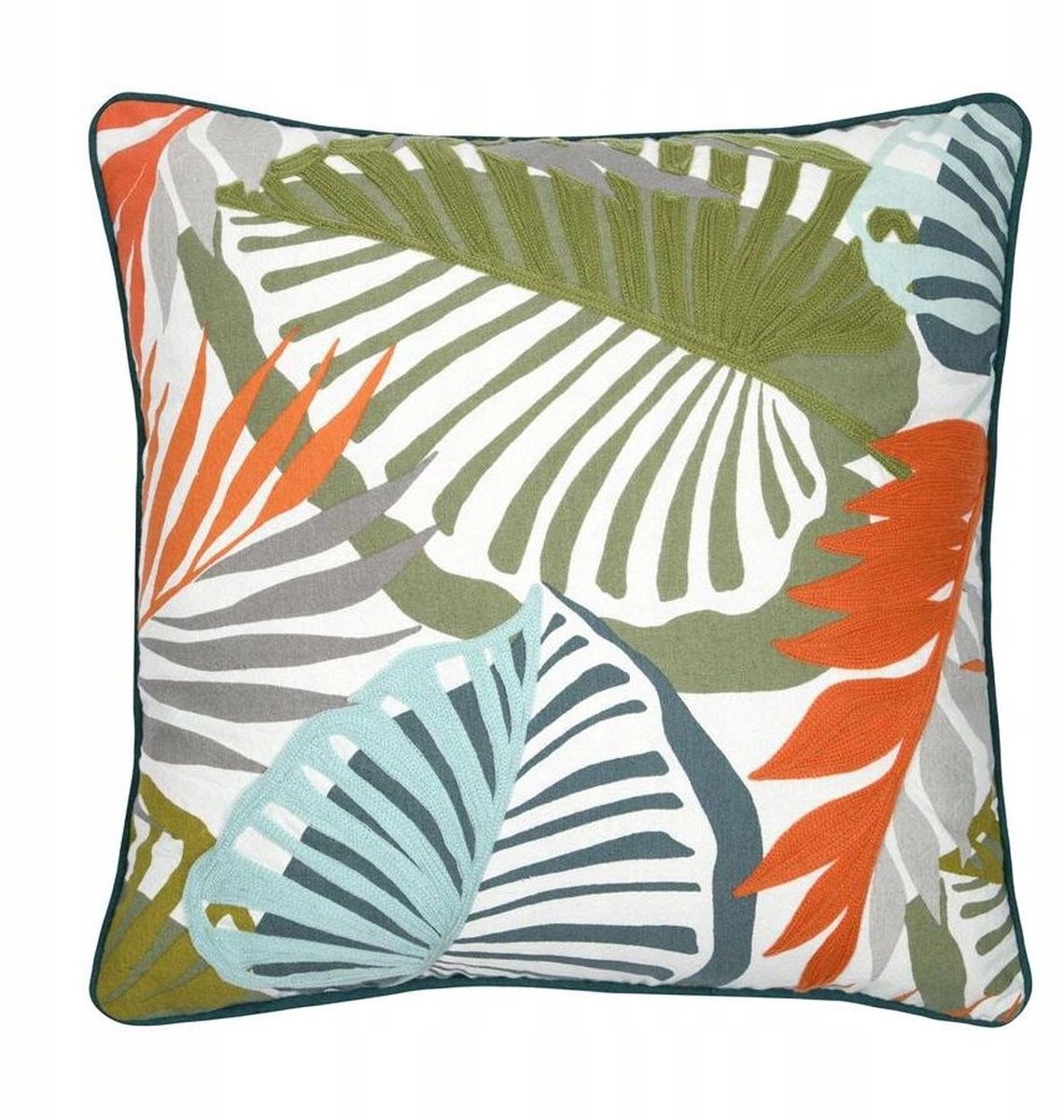 KENTIA Decoratieve Kussen 45x45 cm - Groene Bladeren