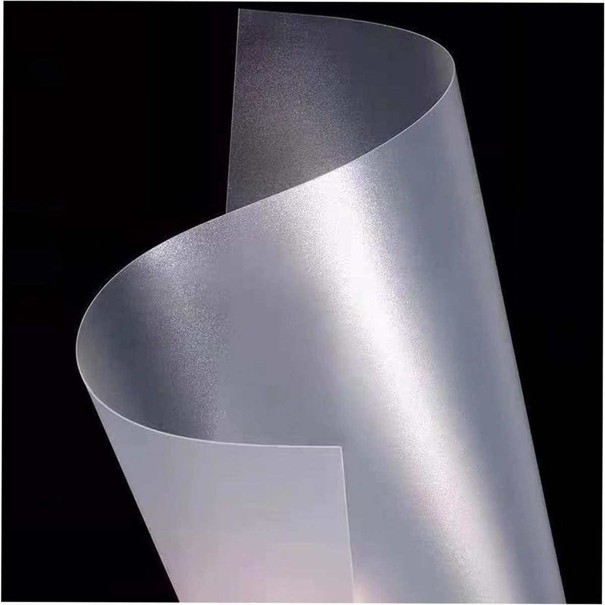 Kunststof Plaat - Polypropyleen Paneel - Doe-het-zelf Projecten - Dubbelzijdige Matte Afwerking - 6 Stuks 2mm - Semi-Transparant