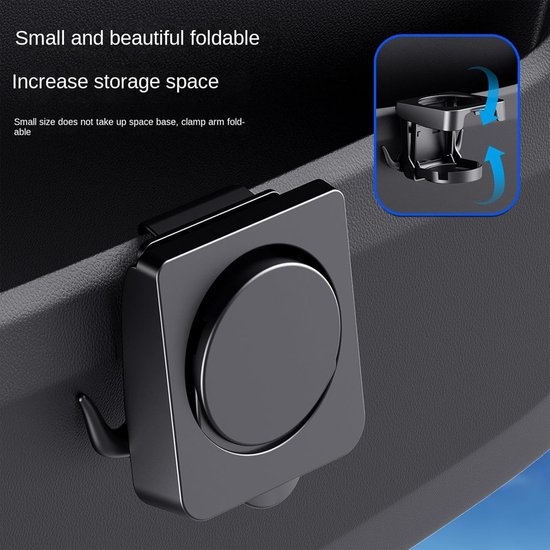 Auto Bidonhouder - Drinkstandaard Auto - Veilig Dranken Vervoeren - Antislip Multifunctioneel - 12.2 x 11.1 cm - Zwart — afbeelding 4