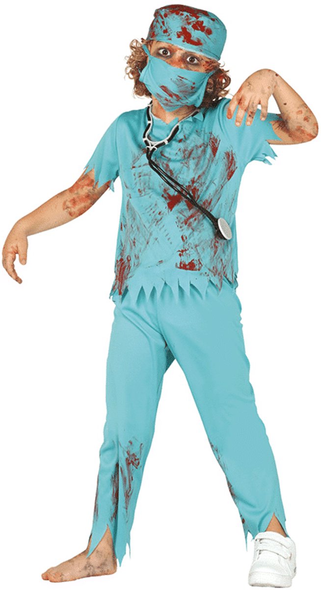 Fiestas Guirca - Zombie Chirurg kind (10-12 jaar)
