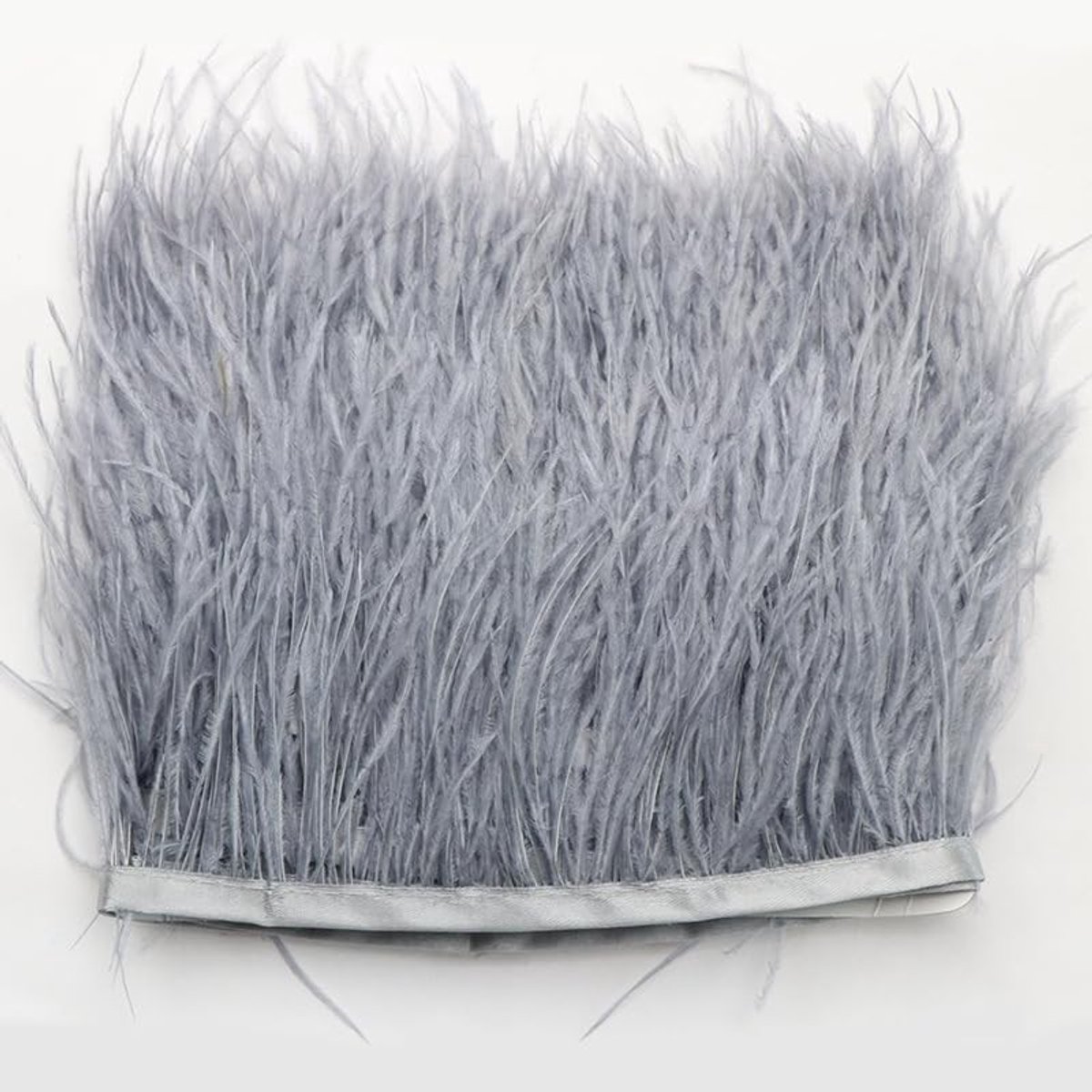 Dailygoods- Struisvogelveren 8-10 cm breed - 1 meter lang - Pluizige Veerband - Naaien/Handwerk - Doe-het-zelf Decoratie - Geschikt voor Feesten - Decoratieve Veren