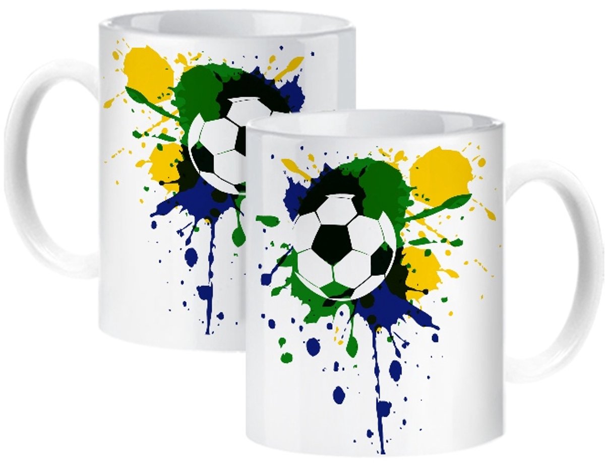 Keramische Mok 330 ml - Perfect cadeau voor voetbalfans