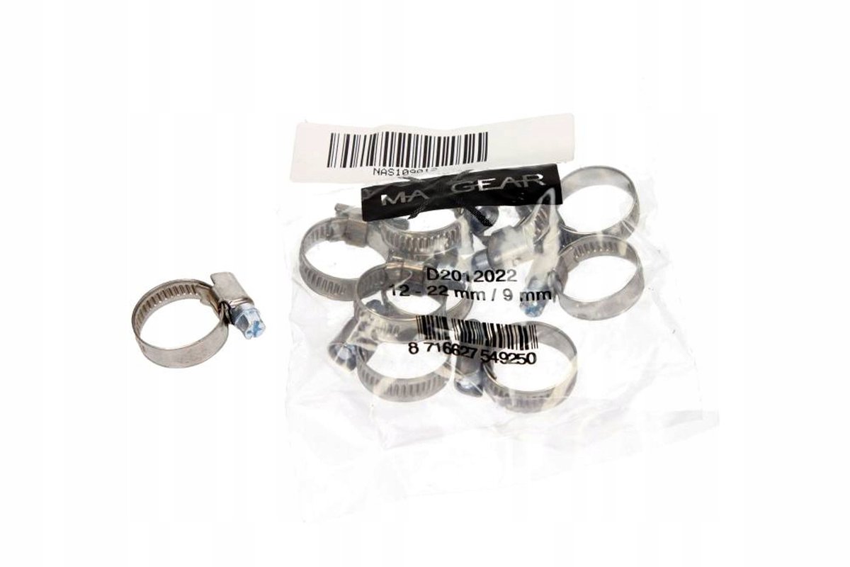 MaxGear Sluitring 12-22/9mm W2 Verzinkt Staal
