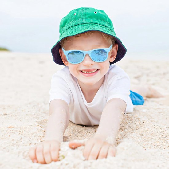 Zonnebril voor Kinderen met UV400-bescherming en Gepolariseerde Lenzen - Geschikt voor Jongens en Meisjes van 2-7 Jaar van Merkloos — afbeelding 2