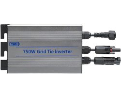 Zonne-energie Omvormer - Micro Omvormer - Stroom Opwekken - MPPT Solar Input - 750W - Zwart