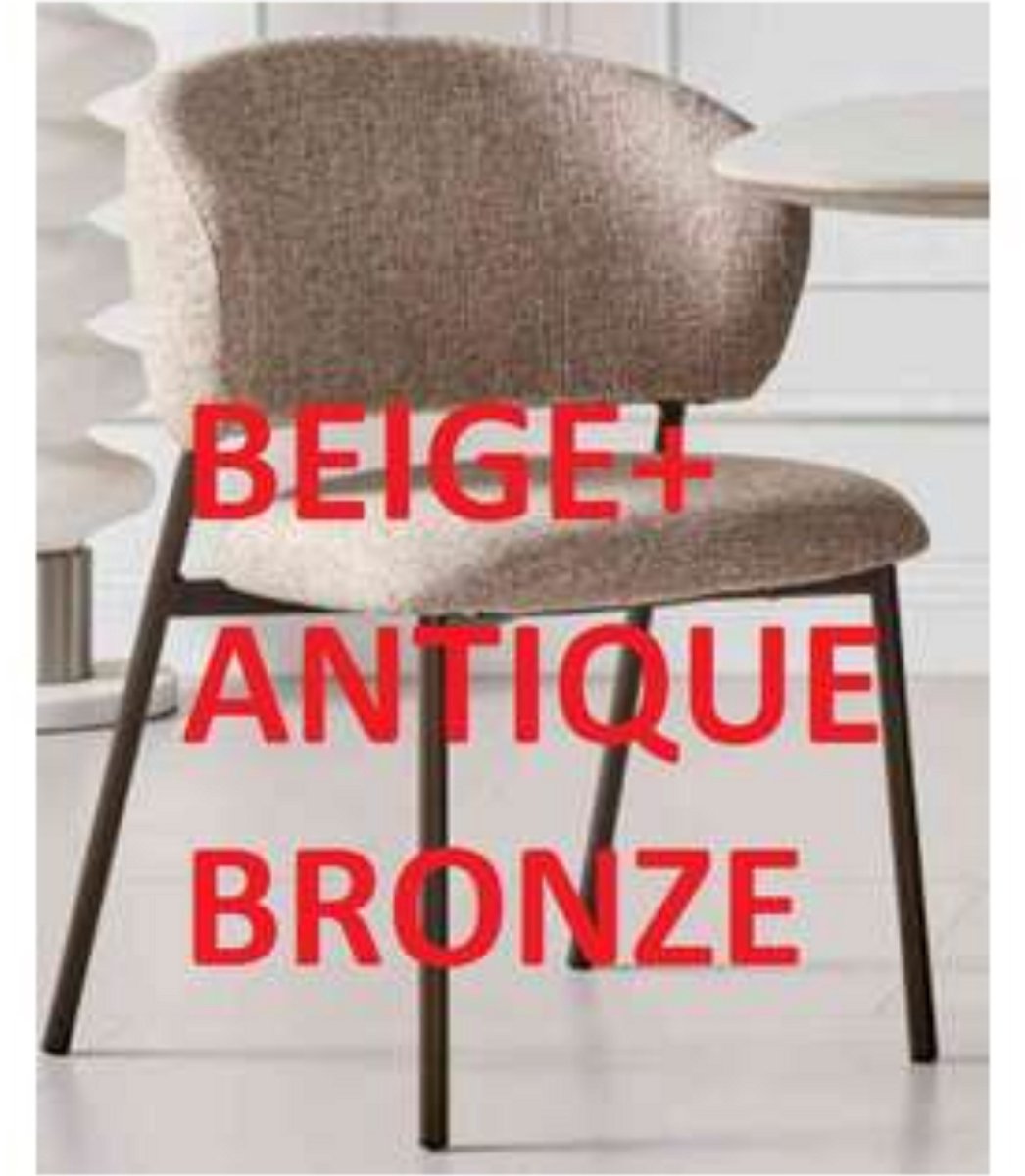 Light & Living Eetkamerstoel TIBALT - Wit - 62x57x81 cm