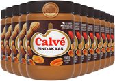 Calve Pindakaas - Regular - zonder toegevoegde suikers - 12 x 650 g