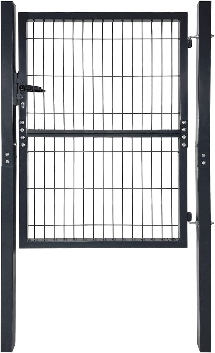 Tuindeur Hekwerk - Tuinpoort Draaipoort - Perceel Afbakenen - Roestbestendig Verzinkt - 12