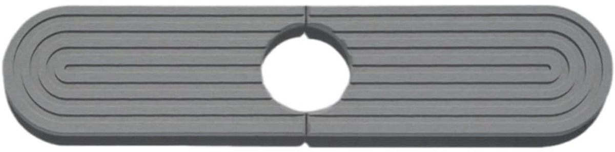 Dailygoods- Spatbescherming 2-delig - Diatomiet Kraanmat - Antislip - Zeer Absorberend - Snel Droog - Slijtvast Materiaal