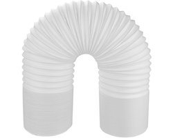Dailygoods- Uitlaatslang 3 meter - Airco Slang 130 mm - Opvouwbaar - Flexibel - PP/Staaldraad - Eenvoudige installatie