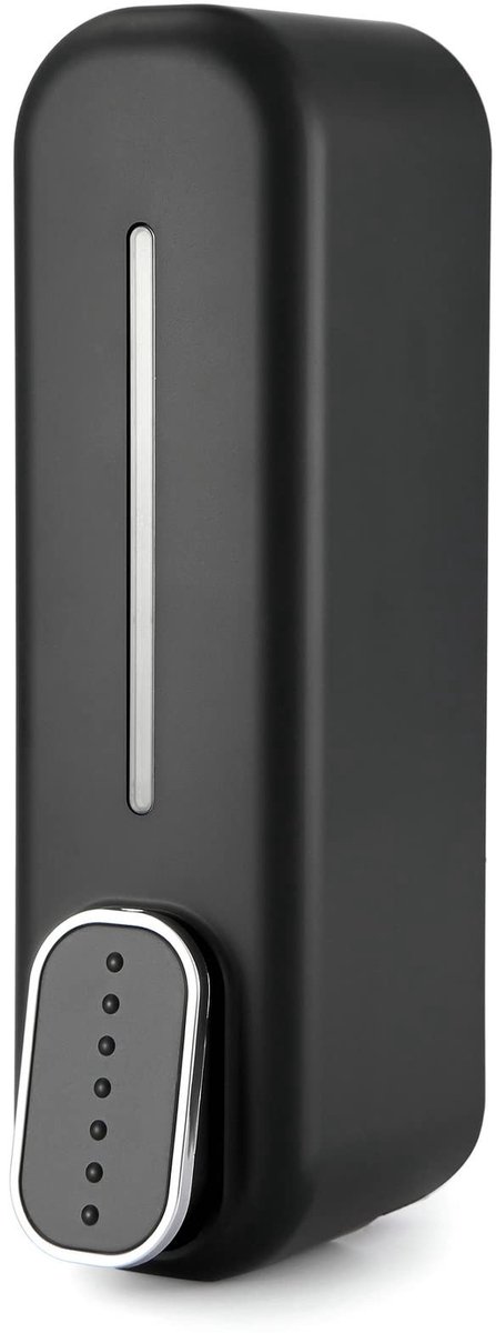 Dailygoods- Zeepdispenser Wandmontage - Handmatige Zeepdispenser - 300ml Capaciteit - ABS Kunststof - Duurzaam - Gemakkelijk in gebruik - Handzeepdispenser