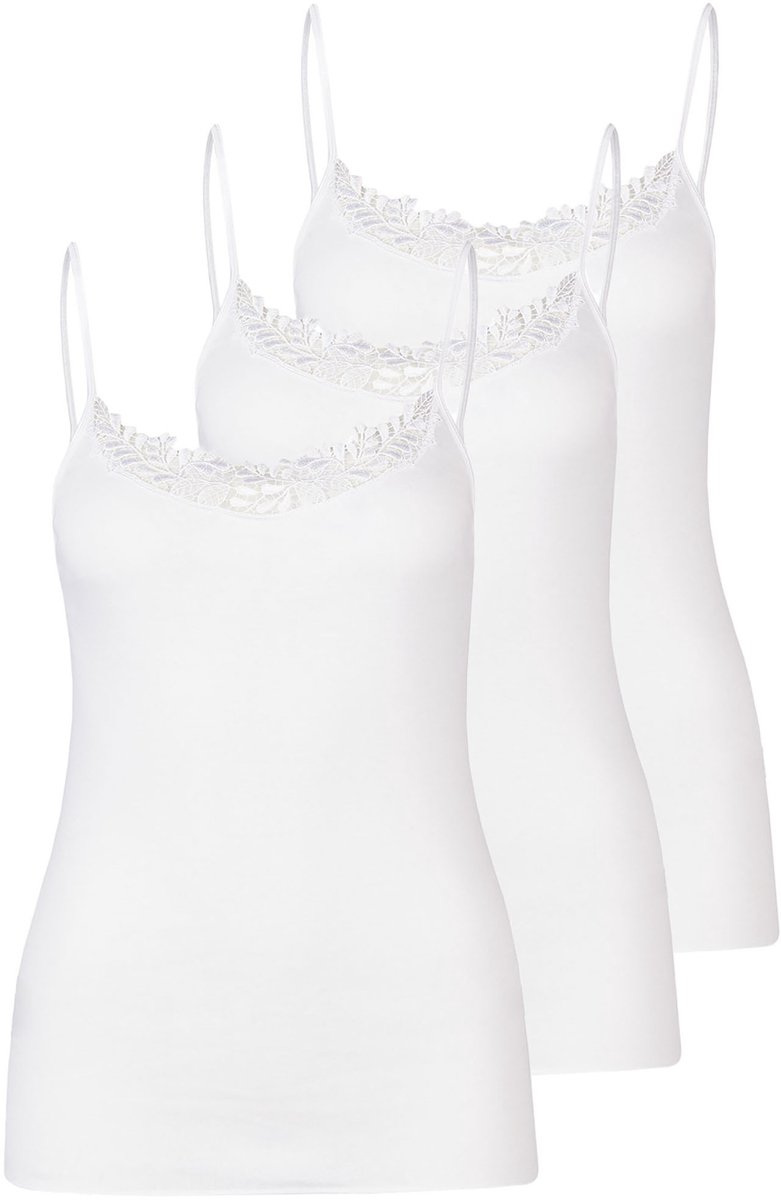 Dames hemd met bandjes GOTS Fine Cotton