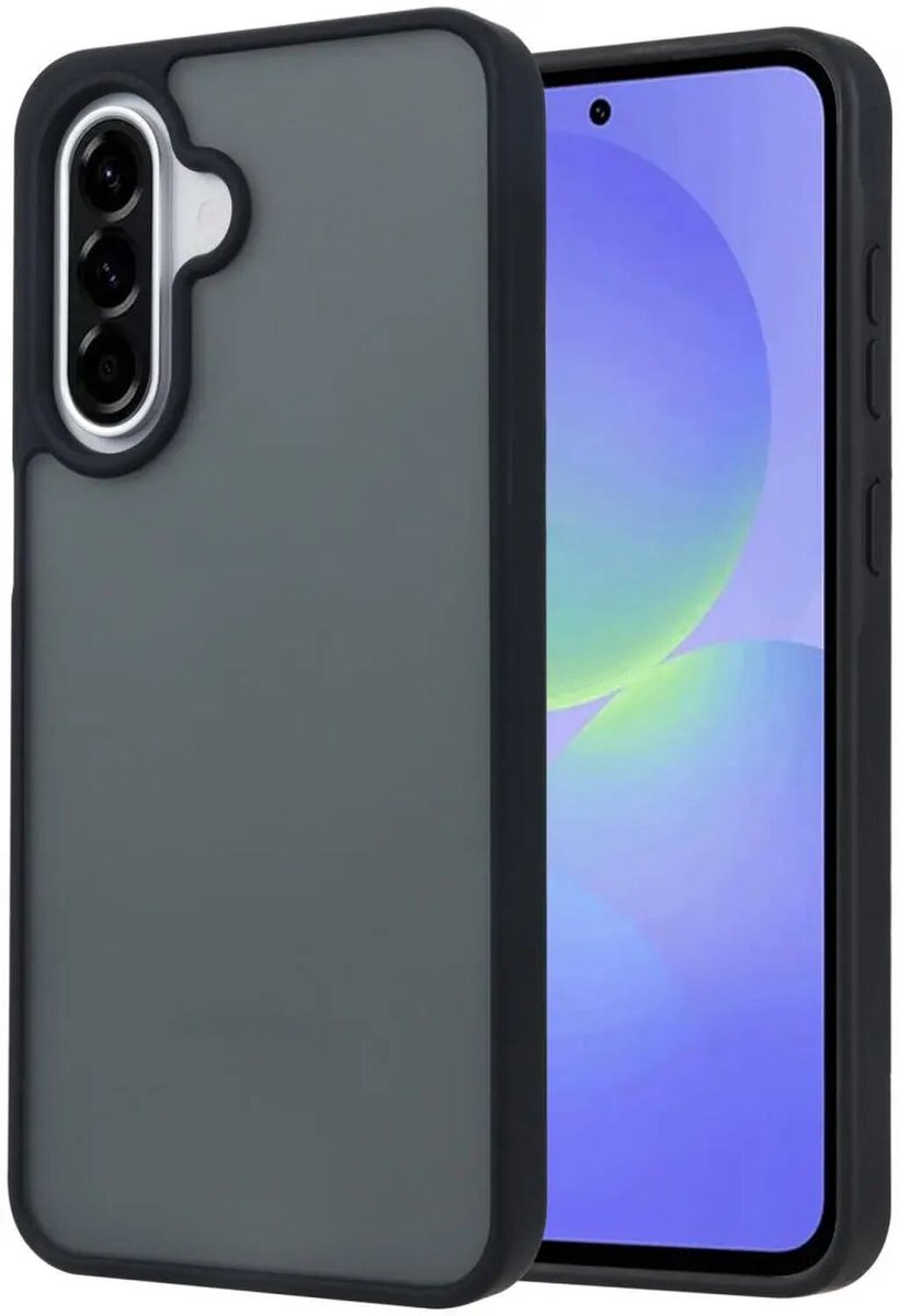 Hoesje Geschikt voor Samsung Galaxy A56 - Matte Back Cover - Zwart