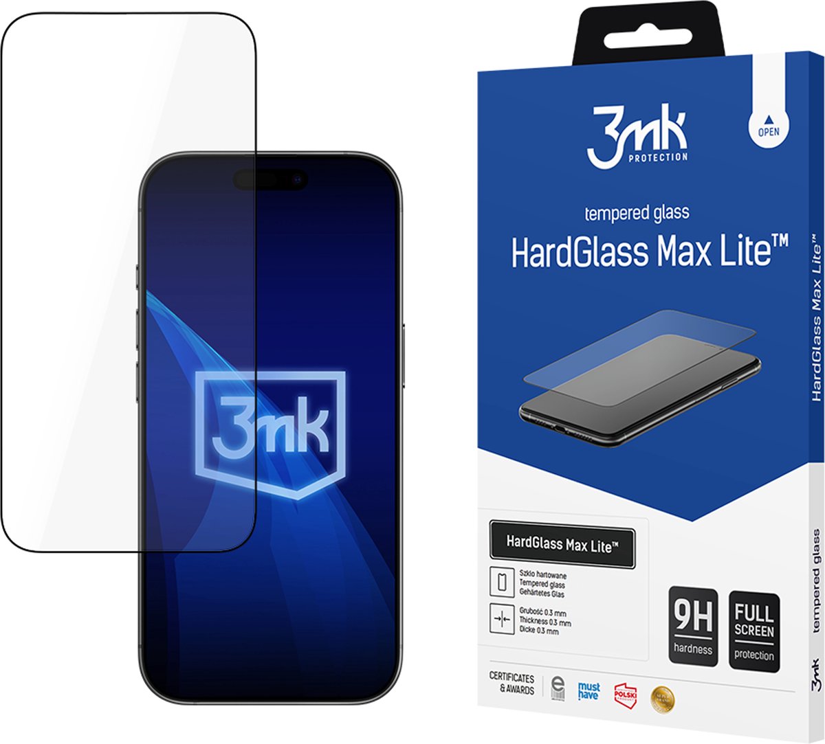 3Mk Hardglass Max Lite Voor Iphone Air Schermbescherming Met Hoge Weerstand
