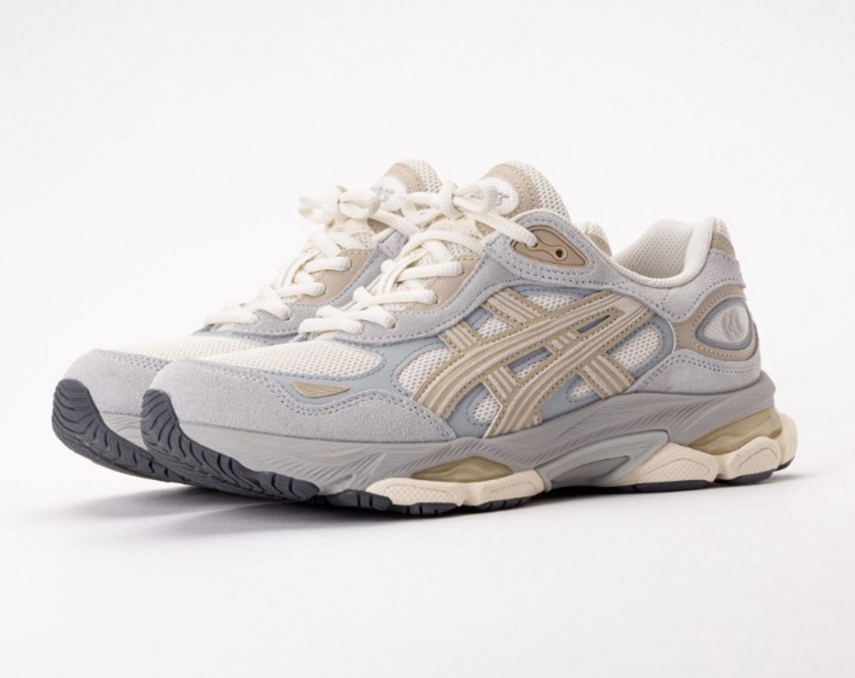 ASICS GEL-NYC 2.0 Cream Concrete Unisex Sneakers - Maat 41.5