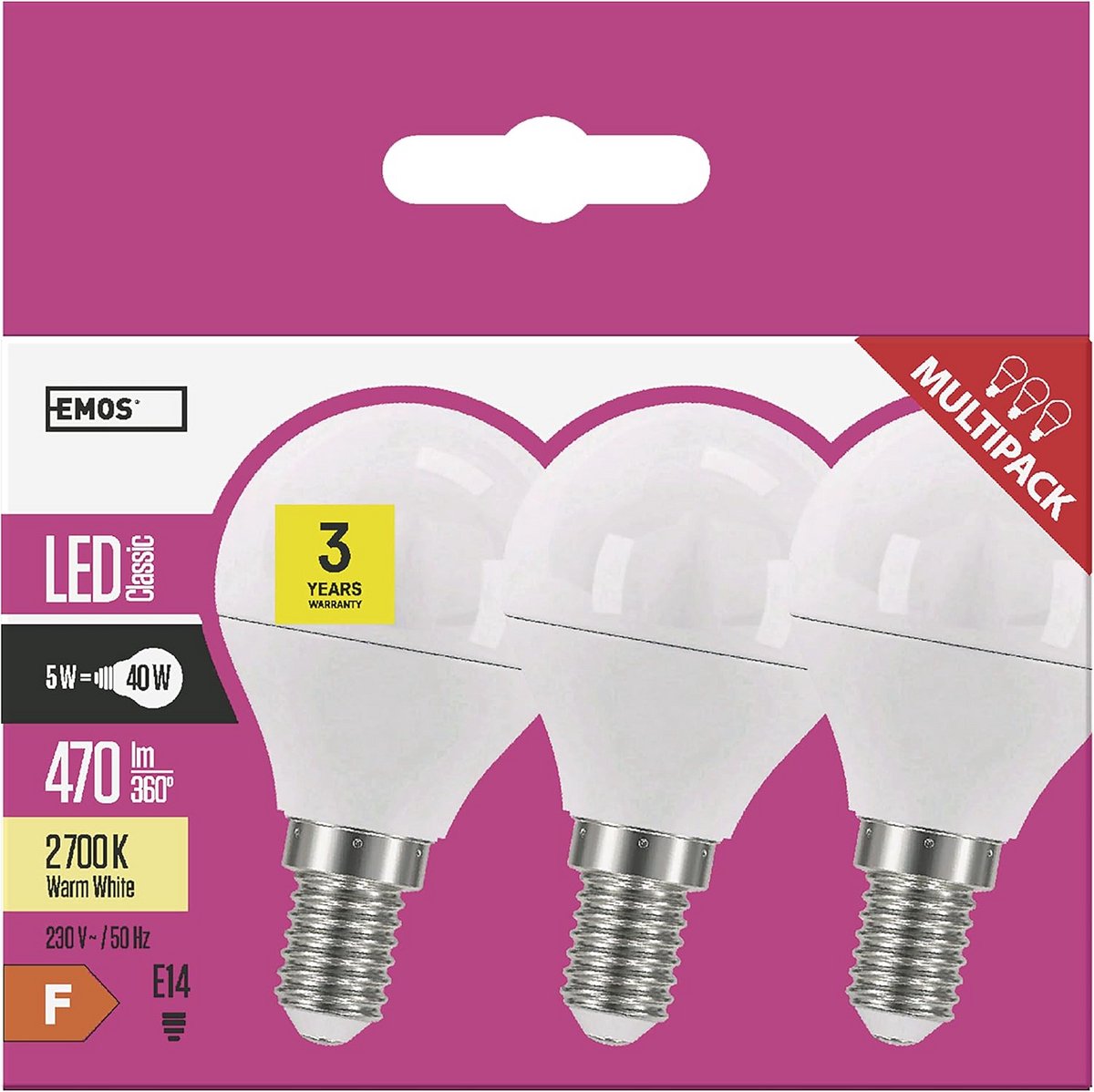 Ledlamp - Mini Globe - Sfeerverlichting Thuis - Energiebesparend - 3 stuks - Warm Wit
