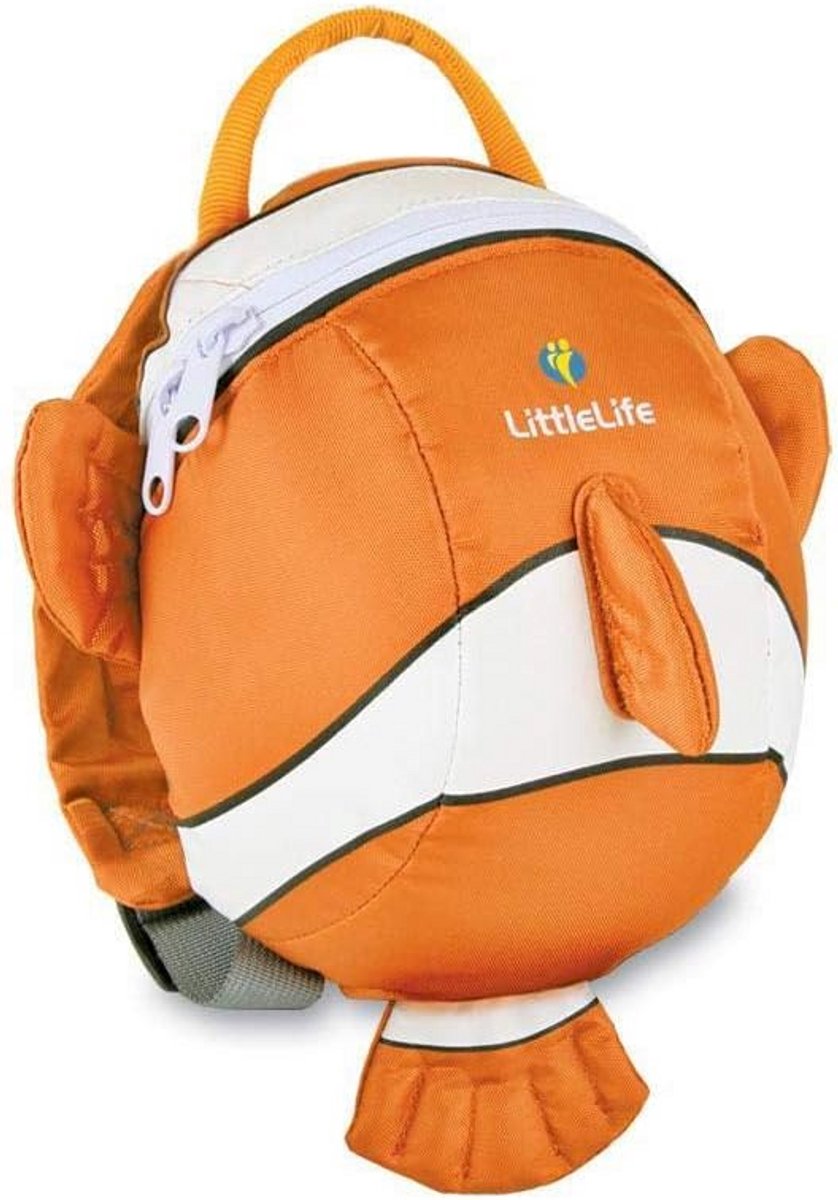 Kinderrugzak met riem - Peuter tas - Veilig op pad - Afneembare veiligheidslijn - 18 x 14 x 23 cm