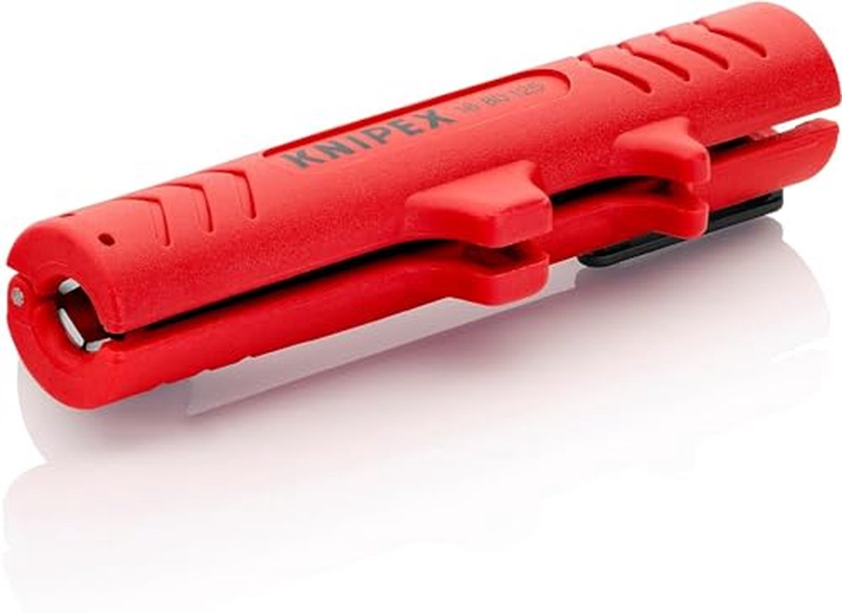 Universeel Stripgereedschap - Kabelstripper - Elektrische Installaties - Twee Delig Ontmantelgereedschap - 8-13 mm - Rood