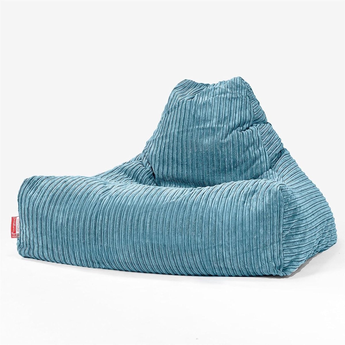 Zitzak Stoel - Poef Zetel - Comfortabel Ontspannen - Zacht Corduroy Materiaal - 85 x 90 x 85 cm - Petrol