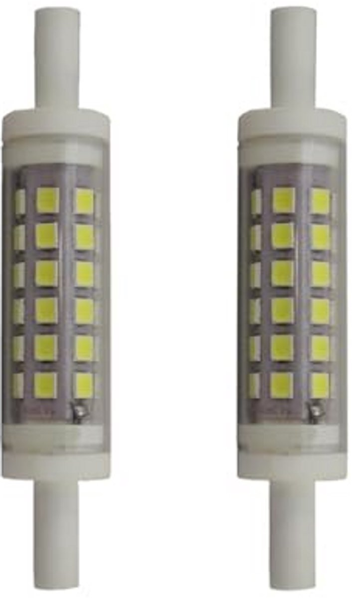 Led R7S Lampen - Maislamp J78 - Energiebesparing Verlichting - COB Chip Technologie - 78 mm 5W - Warm Wit