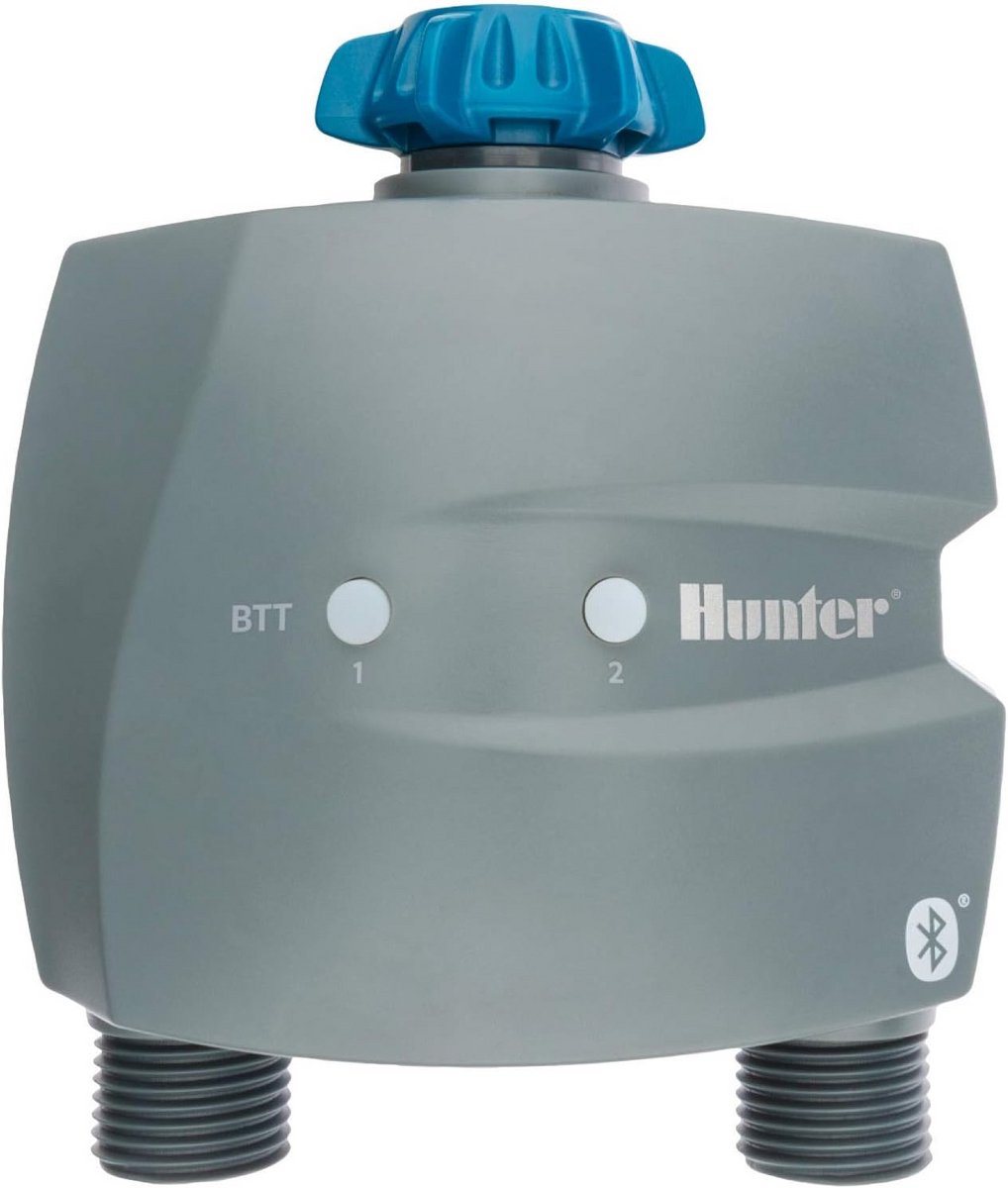 Bewateringsregelaar - Automatische sproeier - Planten water geven - Twee zones - 16.5 cm - Grijs