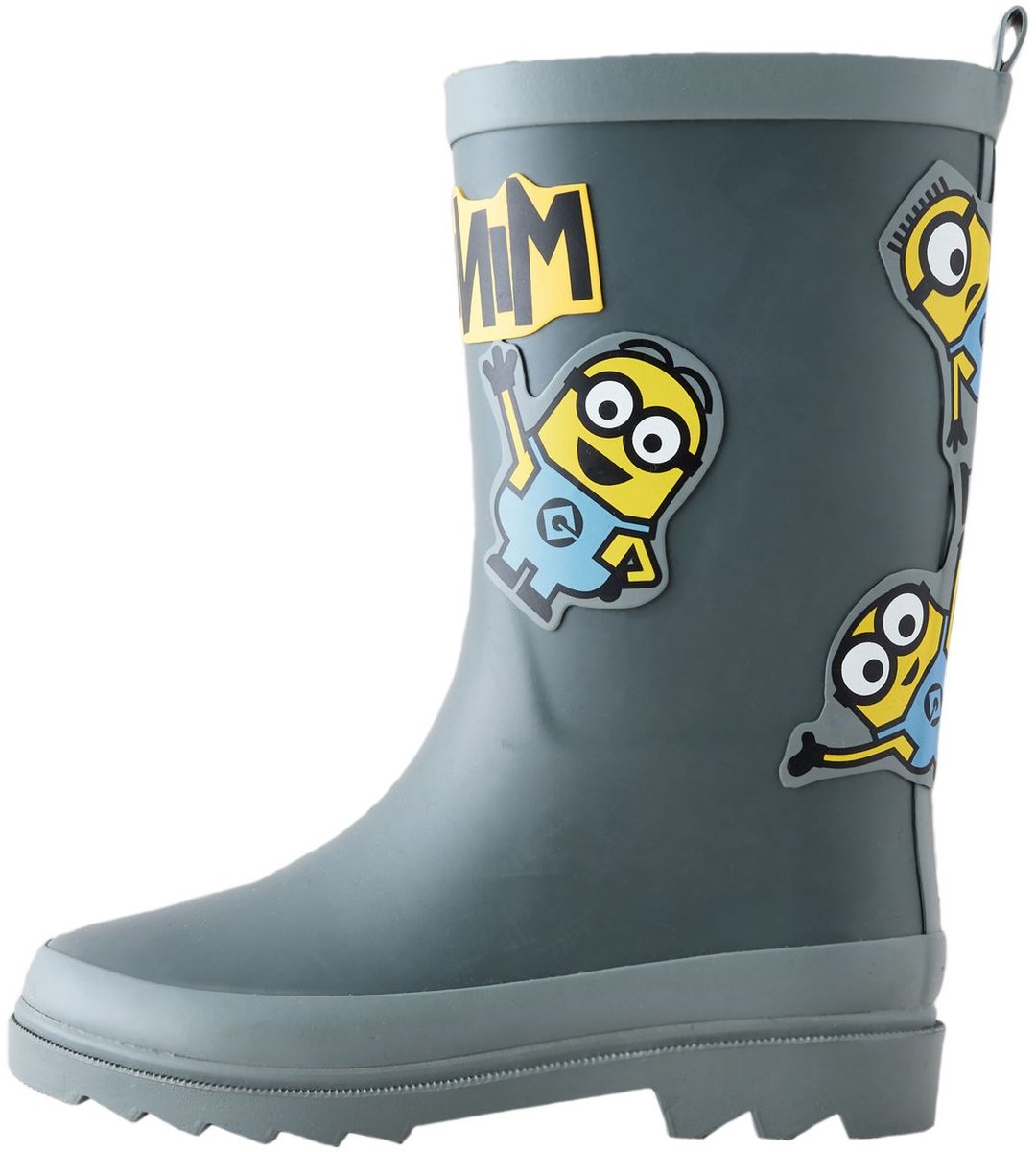 Next - Jongens - Minions rubberen regenlaarzen - Grijs