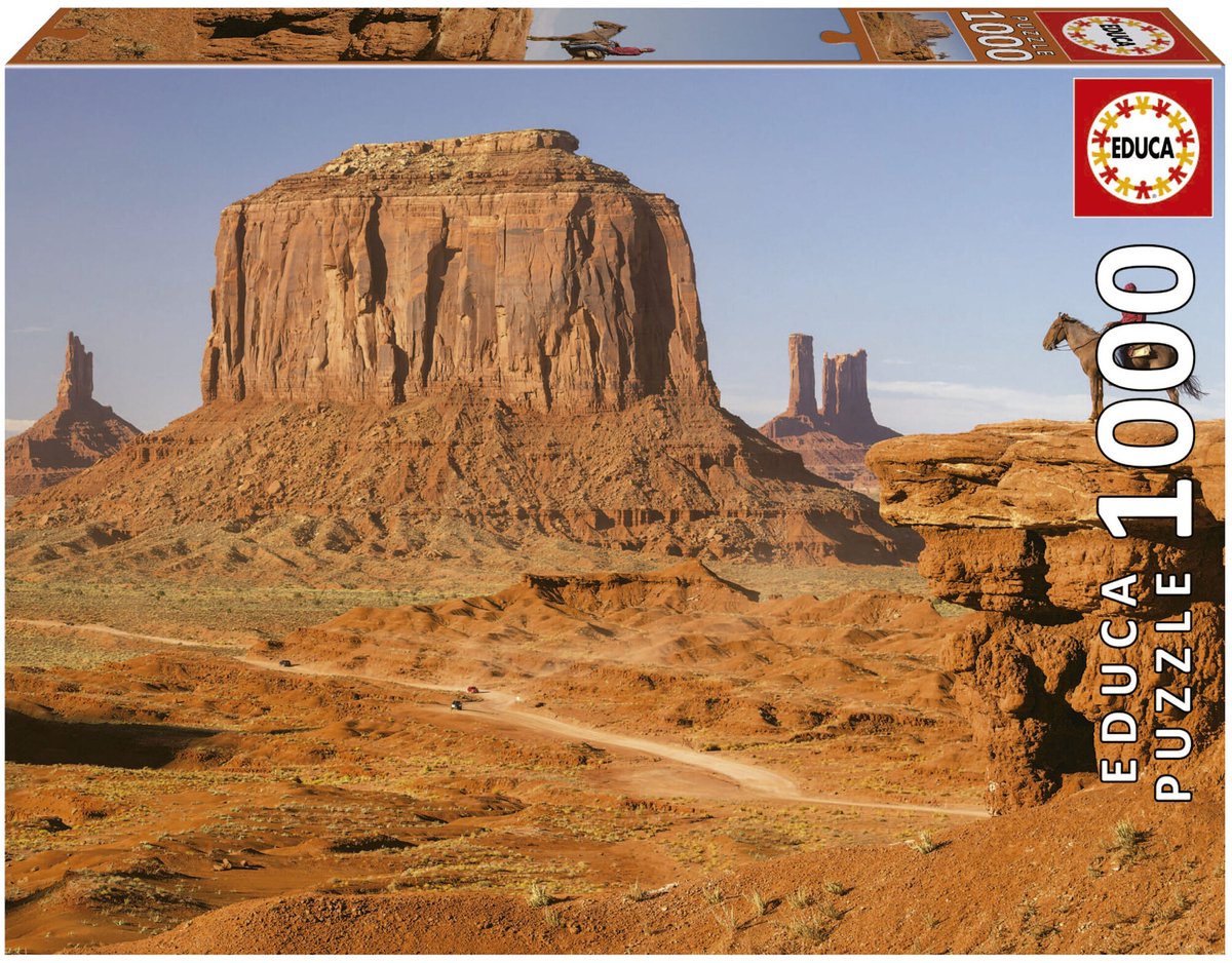 EDUCA - puzzel - 1000 stuks - Monument Valley