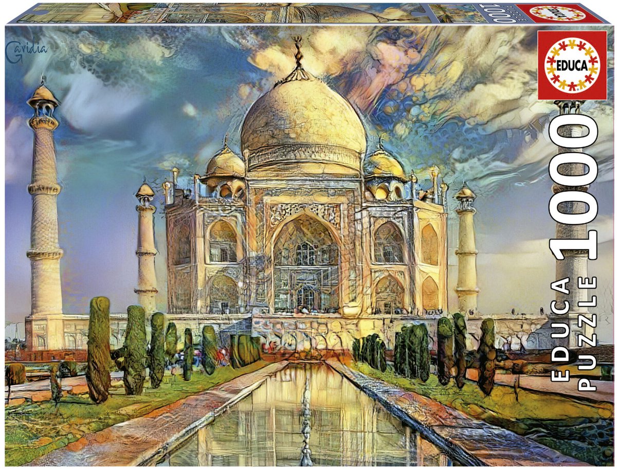 EDUCA - puzzel - 1000 stuks - TAJ MAHAL