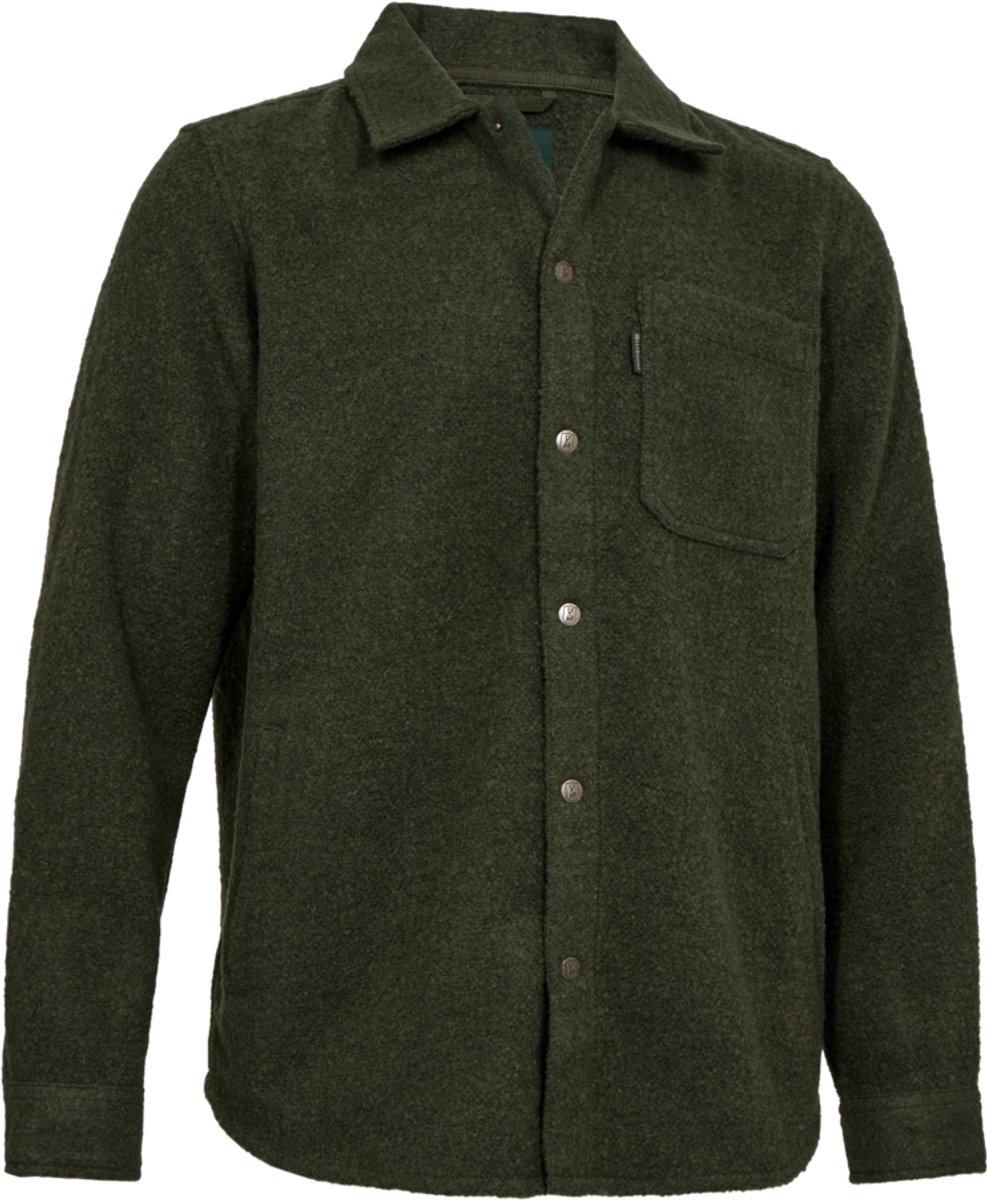 Deerhunter Wilder Overshirt Loden Wood Outdoor Overshirt Jacht Overshirt Scandinavisch Overshirt Loden Wood Cypress