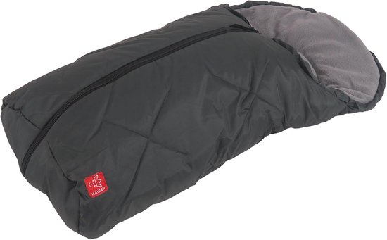 Baby voetenzak - Luxe trappelzak - Warm en droog - Wind en waterafstotend - 80x40 cm - Antraciet grijs — afbeelding 2