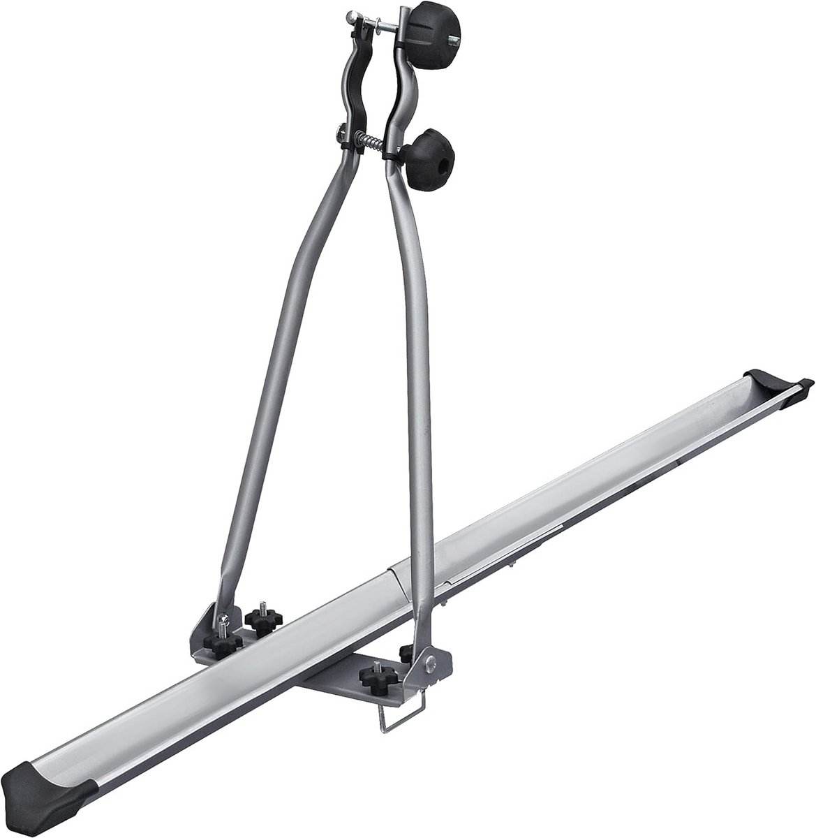 Fietsendrager Dak - Fietsdrager Auto - Veilig Vervoer - Robuust Staal - 75 cm Lengte - Grijs