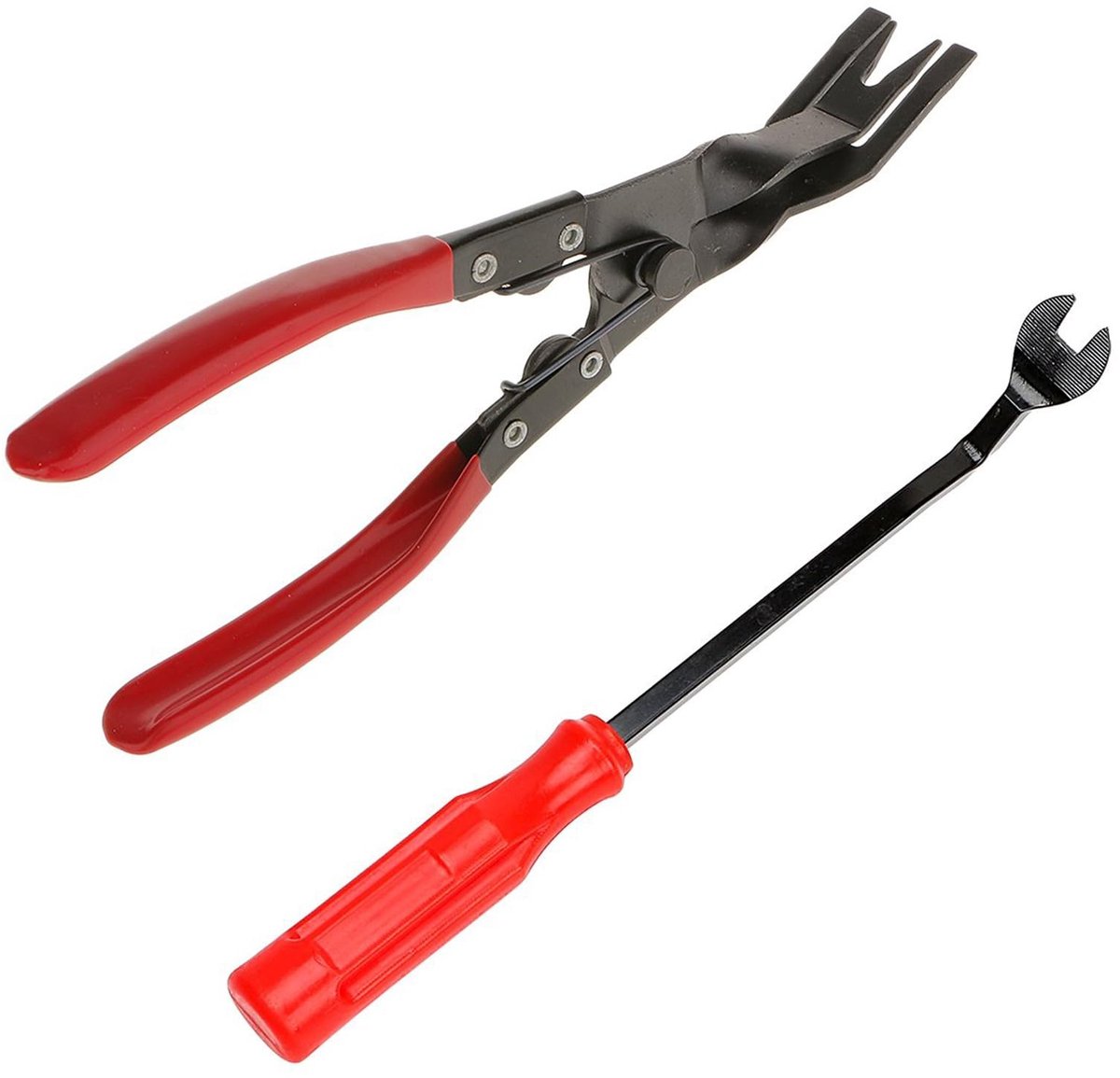 Dailygoods- Klinktang Kunststof - Trim Cliptang - Druktang - Universele Tang - Autobekledingsklemmen - 235 x 35 mm - Eenvoudig Verwijderen - Bekledingsontgrendeltang
