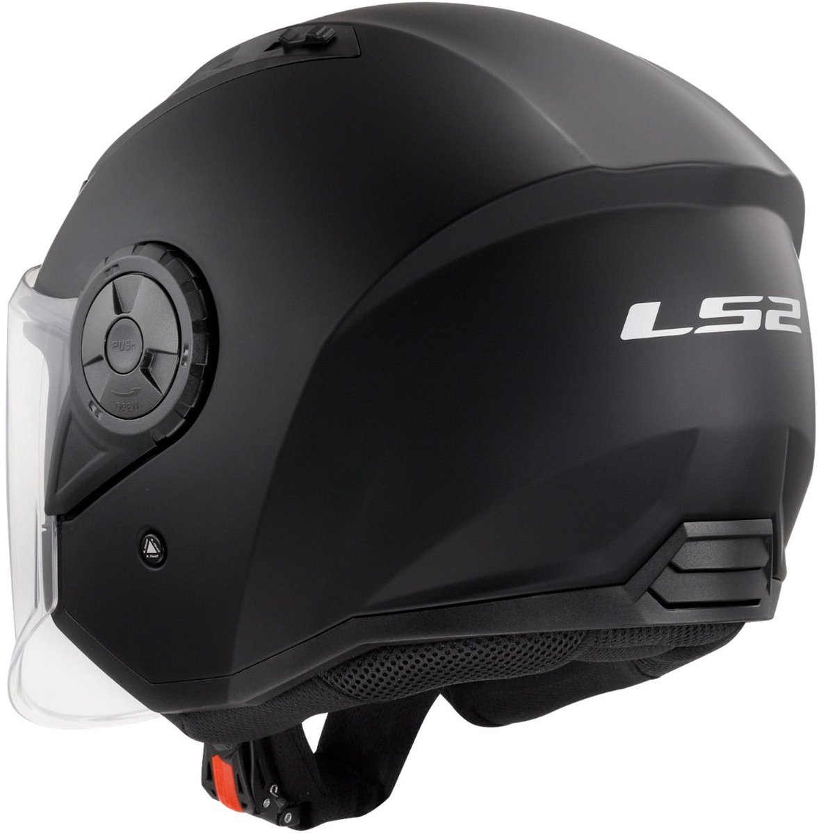 LS2 OF616 Airflow II Solid Mat Zwart 06 Jethelm - Maat XXXL - Helm – foto 2