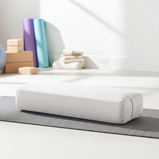TriYoga bolster, groot natur Meditatiekussen YOGISTAR van YOGISTAR — afbeelding 2
