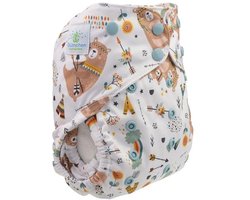 Luier Overbroek - Wasbare Luier - Baby Verzorgen - Dubbele Beenafsluiting - One Size - Bedrukt