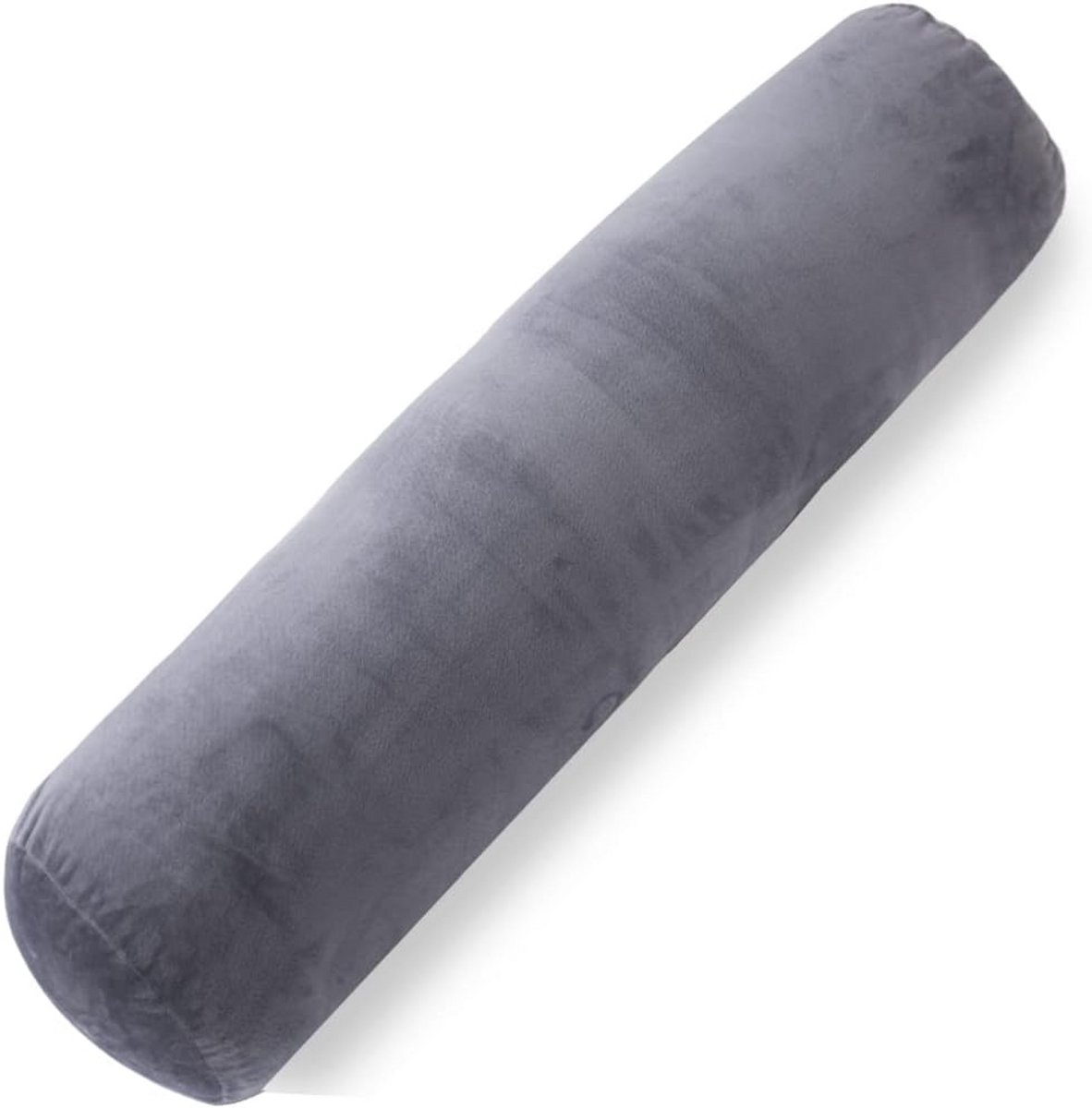 Lichaamskussen Rol - Cilinder Kussen - Ontspannen Slapen - Afneembare Hoes - 90 cm - Grijs