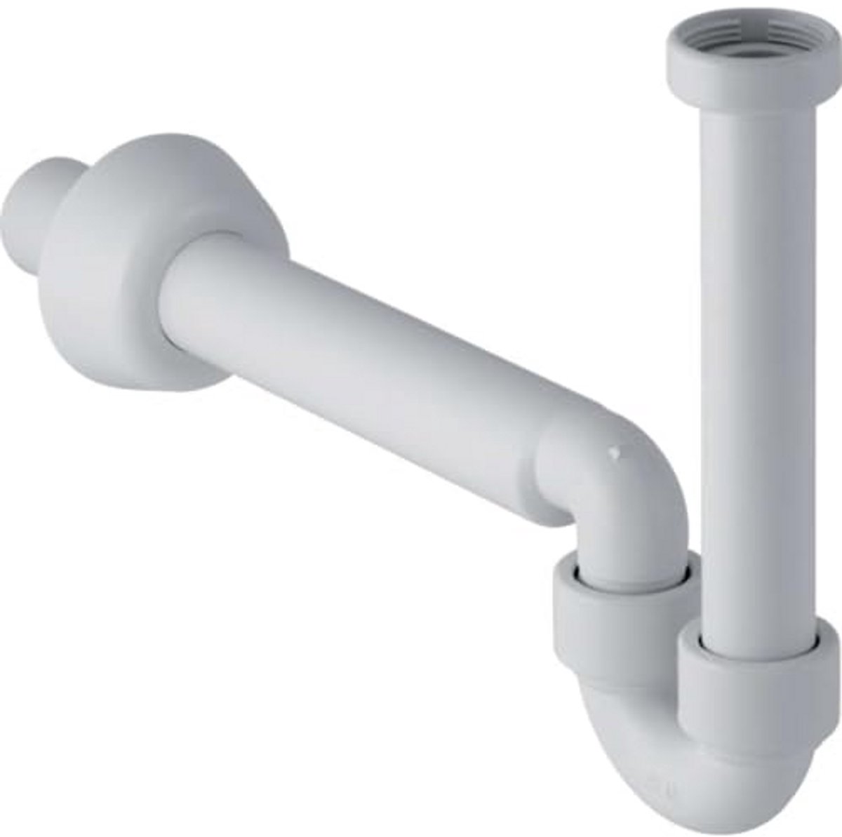 Sifon met Afvoer - Geurafsluiter Wastafel - Badkamer Installatie - Hoge Kwaliteit - 32 mm - Wit