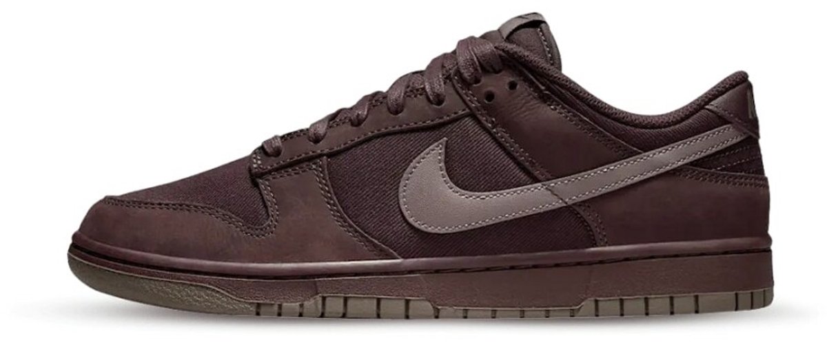 Nike Dunk Low Premium Burgundy Crush Sneakers Unisex Wit