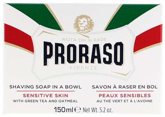 Scheerzeep White Proraso (150 ml)