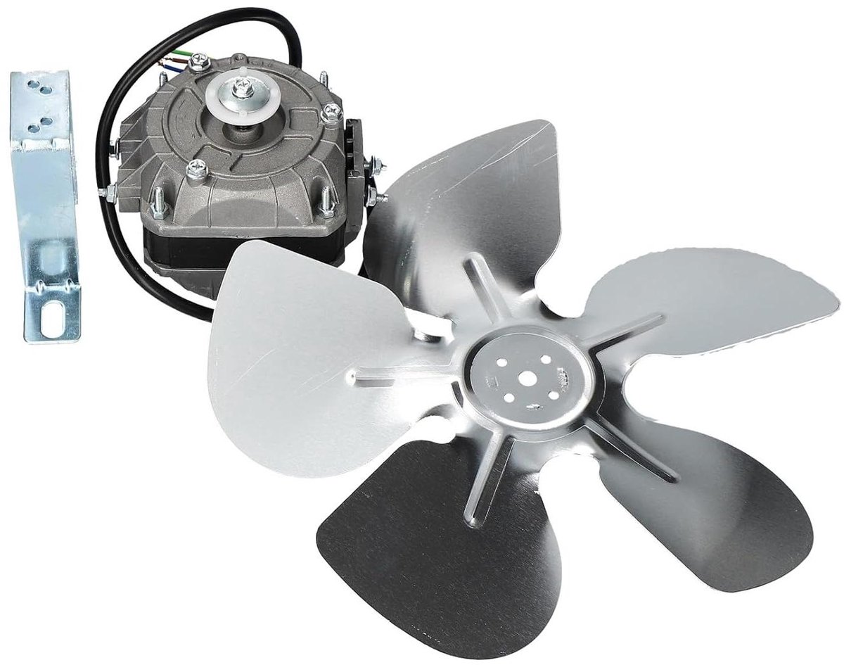 Koelkast Ventilator - Vrieskast Motor - Koeling Verbeteren - Universeel Toepasbaar - 10 Watt - Zilverkleurig