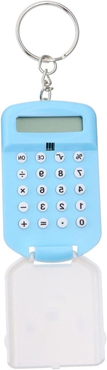 Rekenmachine School - Mini Teller - Dagelijks Gebruik - Compact Ontwerp - 2 Stuks - Blauw