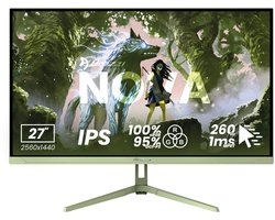 Arozzi Nova 27" Gaming Monitor - QHD IPS - 260Hz - Bosgroen