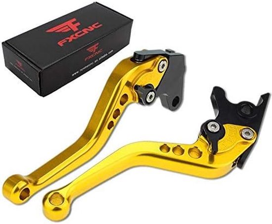 Verstelbare Hendels Motor - Rem Koppeling - Motorrijden Verbeteren - CNC Aluminium Constructie - 14.2 cm Kort - Zwart — afbeelding 4