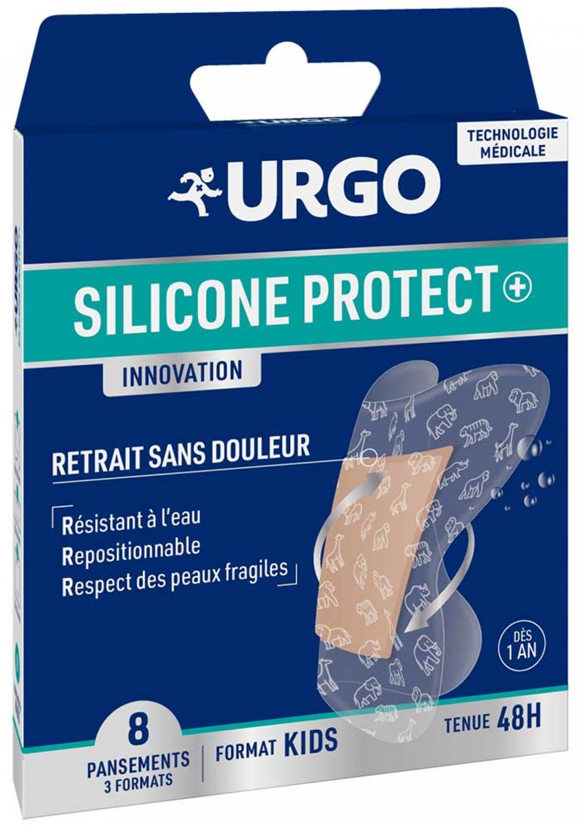 Urgo Silicone Protect 8 Pleisters Kids 3 Formaten