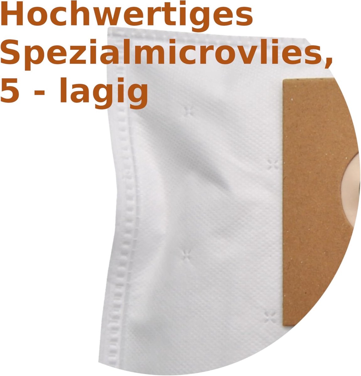 Stofzuigerzakken Vlies - Microvlies Zakken - Stofvrij Houden - Microfiltratie - 20 Stuks - Wit