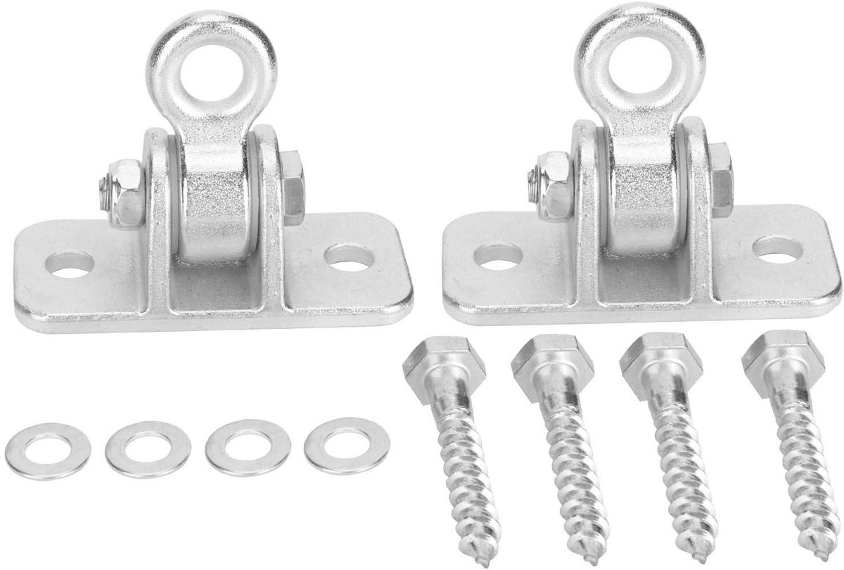 Schommel Hanger Set - Bevestiging Haken - Buiten Ontspannen - Hoge Draagkracht - 450 kg - Metaal