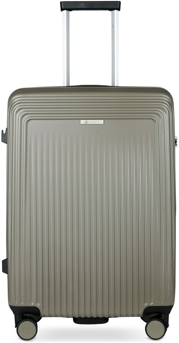 bugatti trolley Linea Hard-Top Case Olive groengrijs 66cm