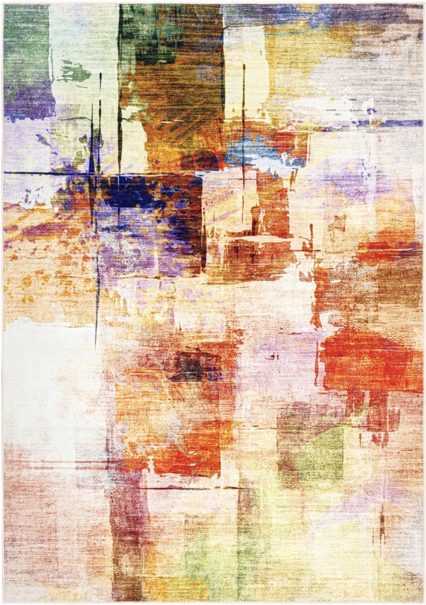 Vloerkleed Avantgarde 109 multicolor – 120 x 170 cm – 100% polyester, machinegeweven