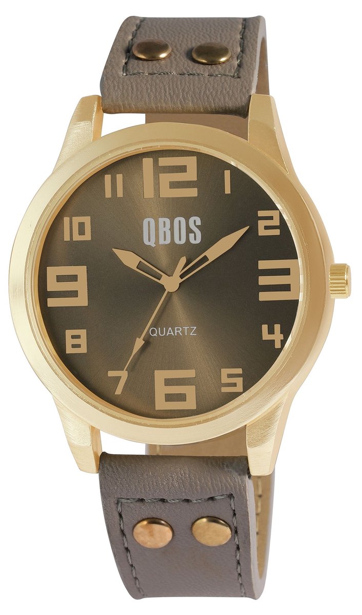 QBOS QBOS Unisex horloge Mineralglas